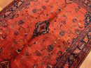 124 X 176 cm Handmade Anatolian Wool Carpet – Elegant Floral Design in Red and Navy