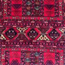 173 X 249 cm Handmade Traditional Turkish Rug - Vintage Red and Black Kilim | Handwoven Carpet | Decorative Floor Rug | Antique Style