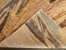 196 X 275 cm Handmade Turkish Wool Rug – Abstract Beige & Blue Modern Design Carpet from Afghanistan