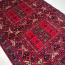 173 X 249 cm Handmade Traditional Turkish Rug - Vintage Red and Black Kilim | Handwoven Carpet | Decorative Floor Rug | Antique Style