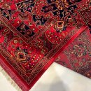 192 X 274 cm Handmade Turkish Vintage Carpet – Red and Navy Kilim | Traditional Decorative Rug | Handwoven Floor Art | Classic Wool Rug